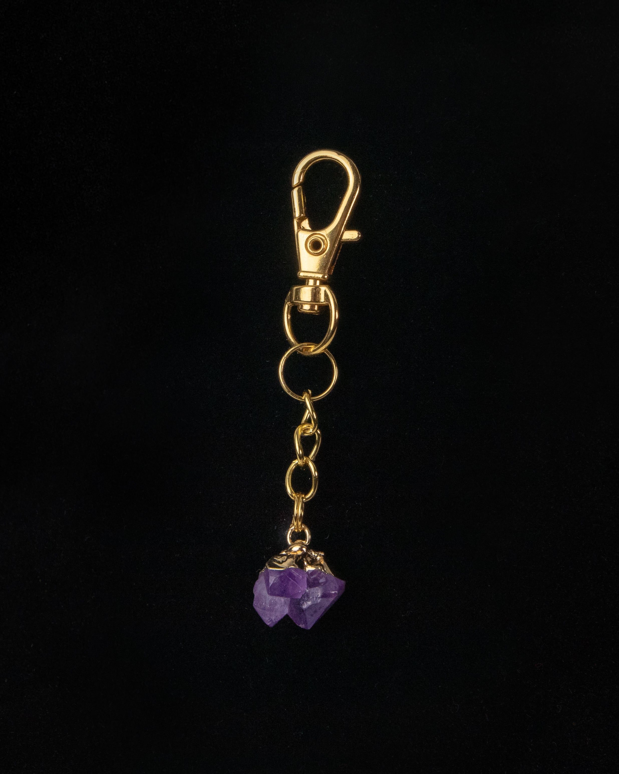 Mini Gold Crystal Keychains – Mythic Moto